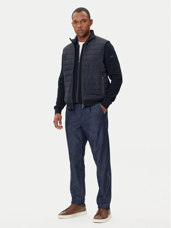 Bugatti Bugatti Gilet 8800-85051D Blu scuro Regular Fit