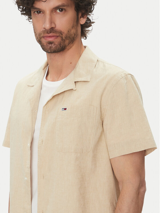 Tommy Jeans Tommy Jeans Camicia DM0DM20895 Beige Regular Fit