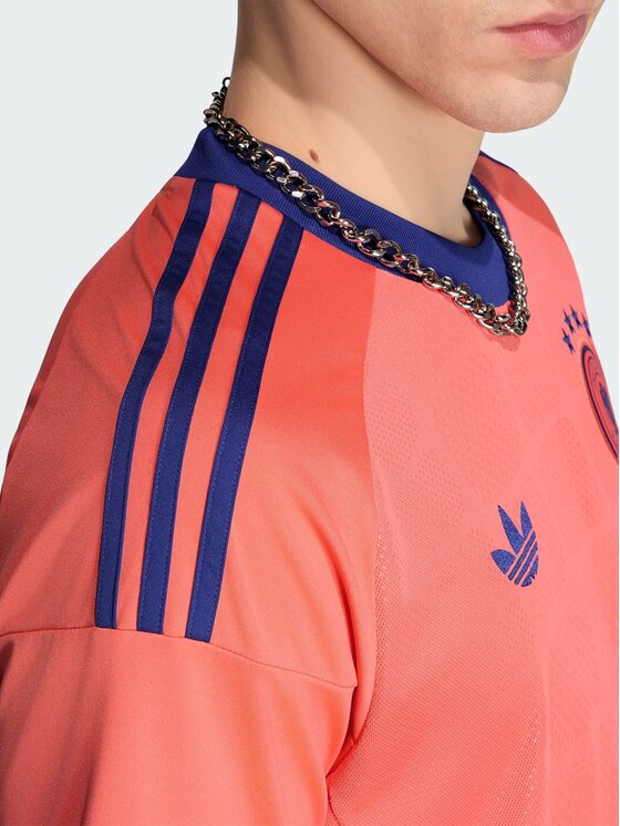 adidas adidas Koszulka techniczna 161910 Pomarańczowy Slim Fit