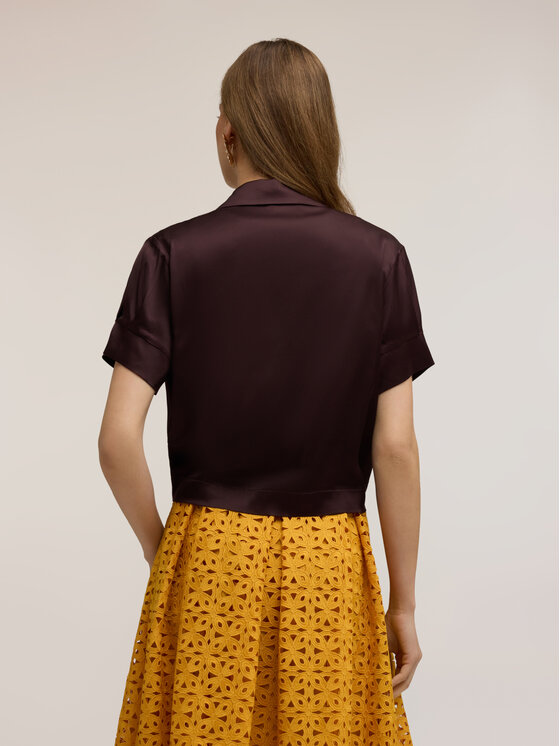 Motivi Motivi Blusa 2061Q001966N022 Marrone Regular Fit