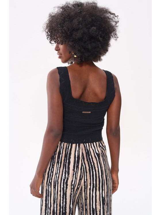 blue shadow blue shadow Top Scor Czarny Standard Fit