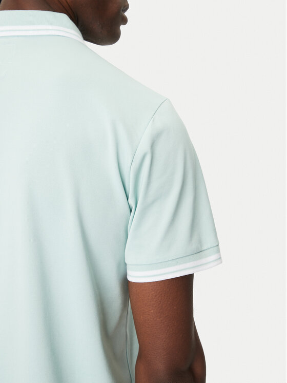 Guess Guess Polo M2GP34 KARS0 Zielony Regular Fit