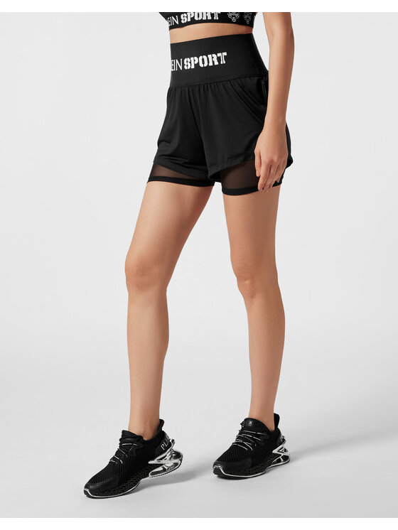 Plein Sport Plein Sport Pantaloncini 3981 Nero Active Fit