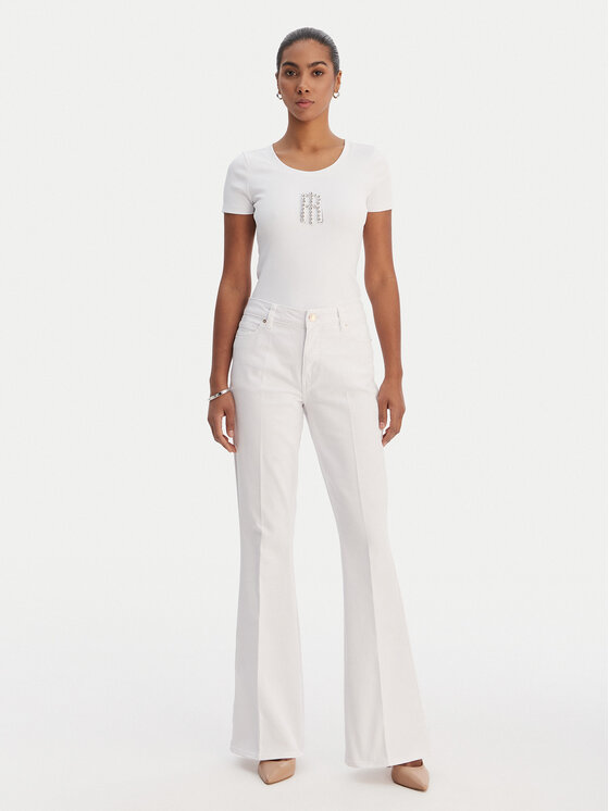 Fracomina Fracomina Джинси FP26SVA012W61501 Білий Bootcut Fit