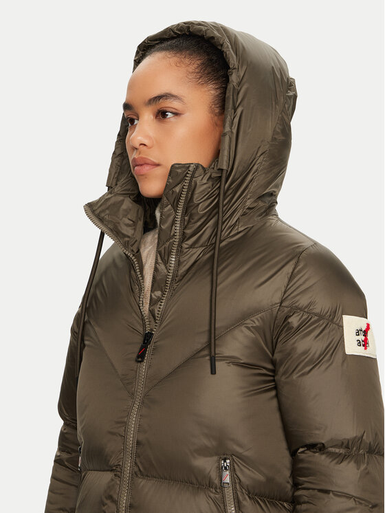 AFTER LABEL AFTER LABEL Пухено яке Vienna A00029 Зелен Regular Fit