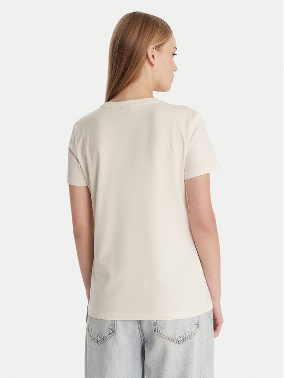 Guess Guess T-Shirt V6RI12 J1314 Bílá Regular Fit