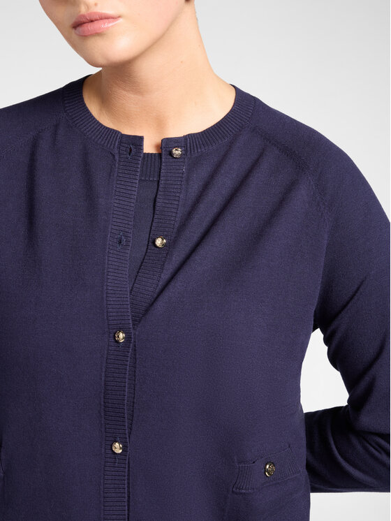 Elena Mirò Elena Mirò Cardigan M034Z000795N0H4 Blu Regular Fit