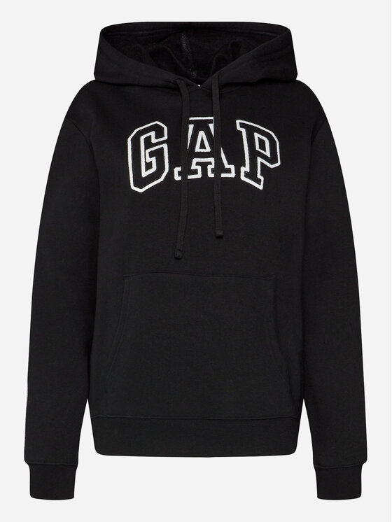 Gap Mikina 463506-01 Čierna Regular Fit