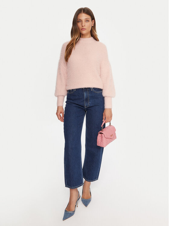 Guess Guess Sveter W4BR25 Z3BH0 Ružová Regular Fit