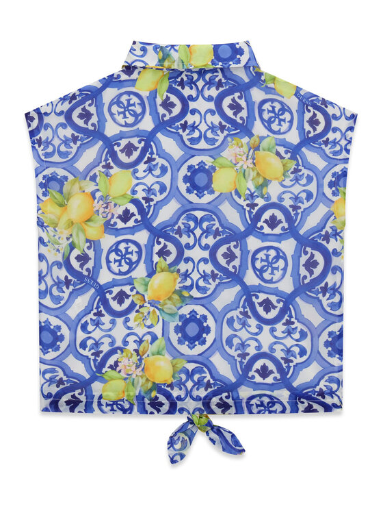 Guess Guess Marškiniai J6GH00 WA2T0 Mėlyna Regular Fit