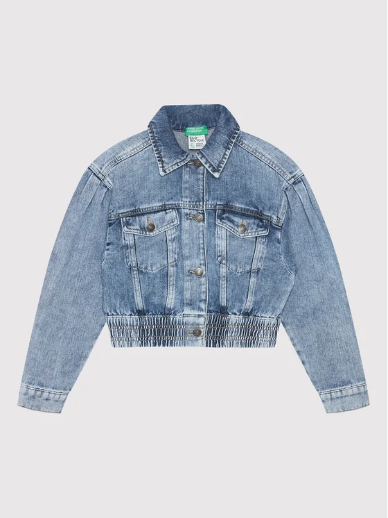 United Colors Of Benetton Jeansjacke 2UGJCN00A Blau Regular Fit