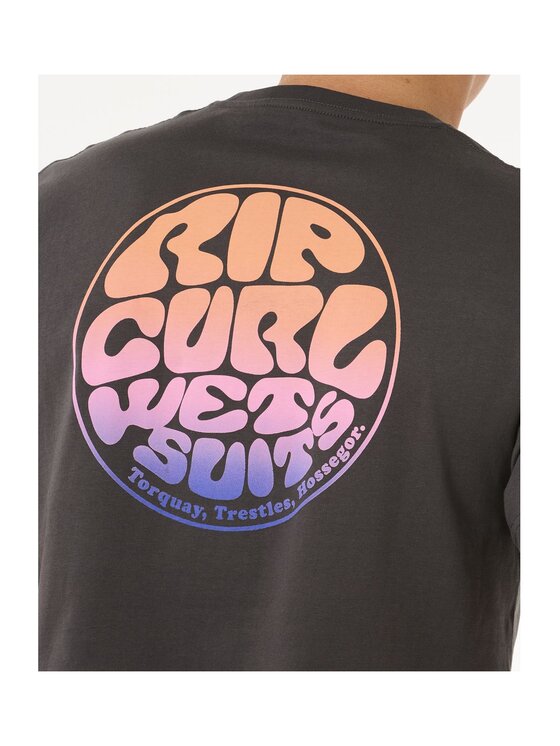 Rip Curl Rip Curl T-Shirt Wettie Passage Icon Tee Czarny Standard Fit