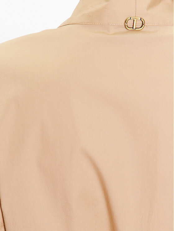 TWINSET TWINSET Sukienka letnia 231TT2123 Beżowy Regular Fit