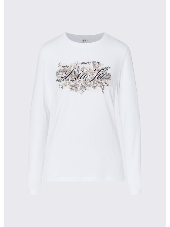 Liu Jo Liu Jo T-Shirt WF6448JS923L9471 Biały Regular Fit