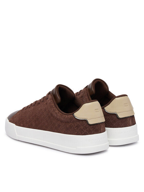 Tommy Hilfiger Tommy Hilfiger Tossud Th Court Lth Mix Monogram FM0FM06082 Pruun