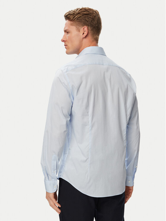 Tommy Hilfiger Tommy Hilfiger Риза MW0MW43749 Син Slim Fit