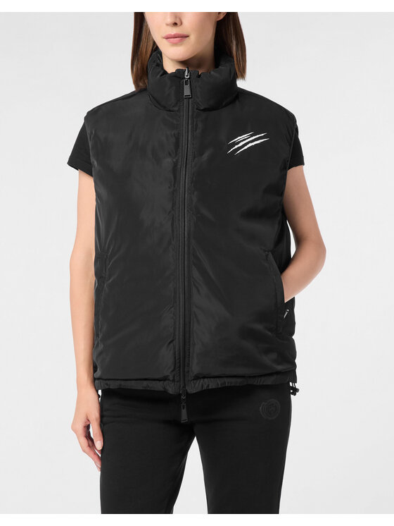 Plein Sport Plein Sport Bezrękawnik 23969 Czarny Regular Fit
