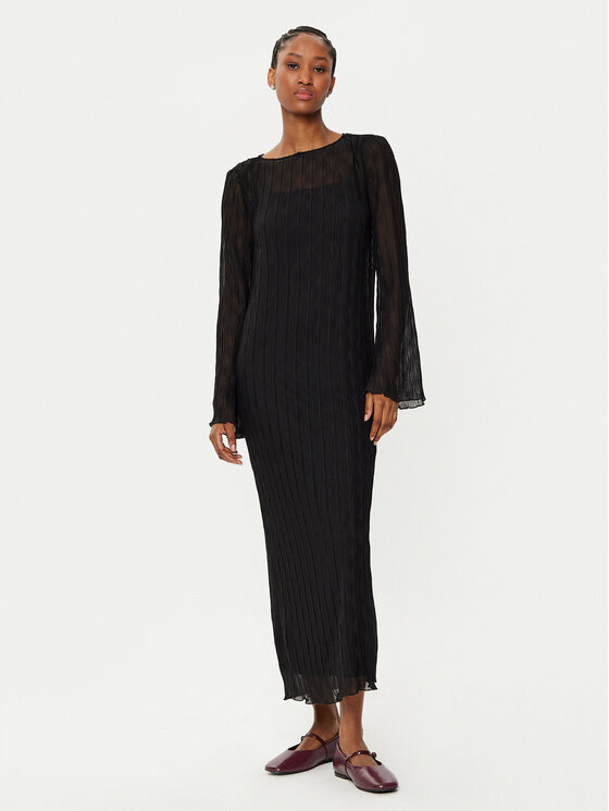 Gina Tricot Gina Tricot Každodenní šaty 24475 Černá Loose Fit