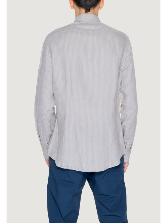 Calvin Klein Calvin Klein Πουκάμισο K10K112887 Μπεζ Long Fit