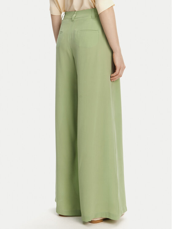 Marella Marella Spodnie palazzo Sedia 2513131142 Zielony Wide Leg