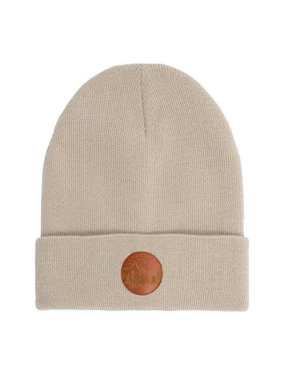 Kabak Kabak Czapka klasyczna beanie Beżowy