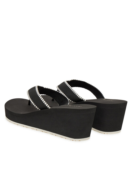 Tommy Hilfiger Tommy Hilfiger Flip flop FW0FW08738 Negru