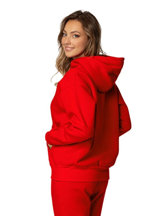 DKaren Sport DKaren Sport Bluza DK-K-B6 Czerwony Regular Fit