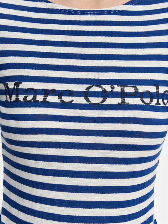 Marc O'Polo Marc O'Polo Bluzka M02 2196 52131 Niebieski Regular Fit