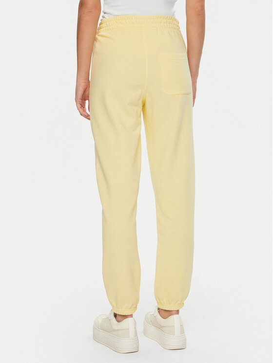 ONLY ONLY Spodnie dresowe Bella 15312094 Żółty Regular Fit