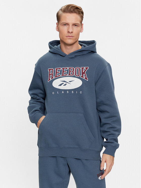 Reebok Mikina Archive Essentials IM1528 Modrá Regular Fit