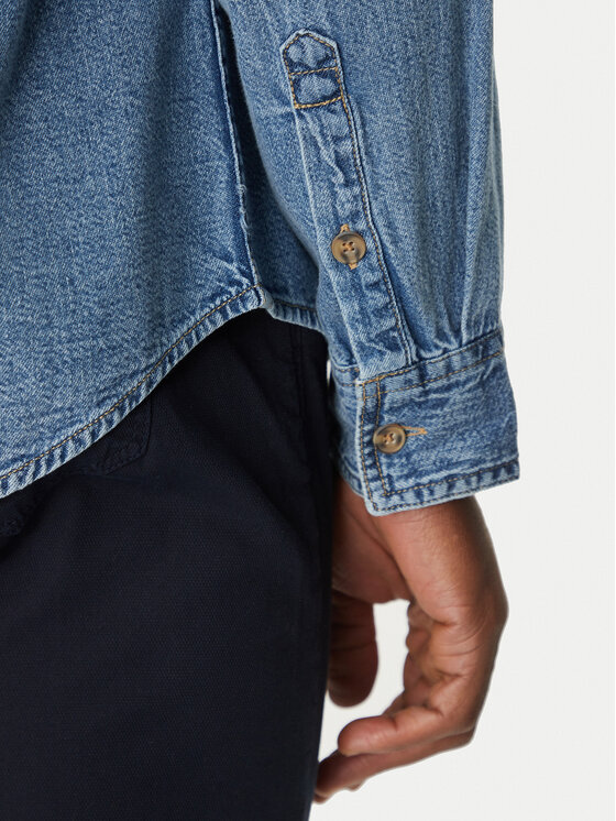 Guess Jeans Guess Jeans camicia di jeans M4YH56 D5EI2 Blu scuro Regular Fit