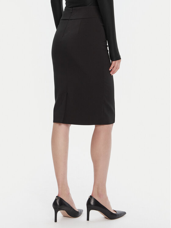 Rinascimento Rinascimento Suknja olovka CFC0126212003 Crna Slim Fit