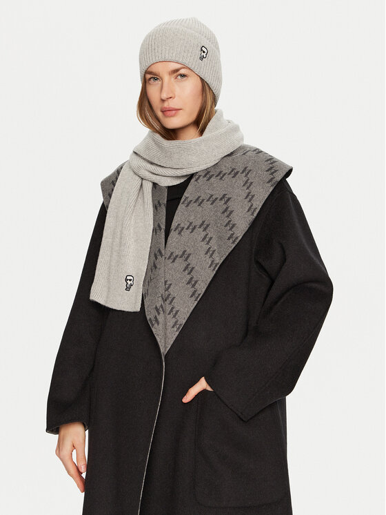KARL LAGERFELD KARL LAGERFELD Шарф 246W3306 Сірий