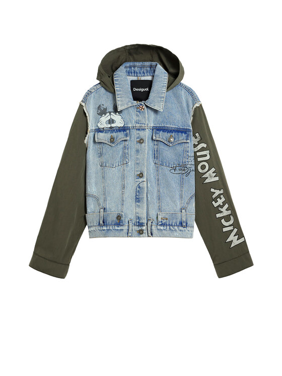 Desigual Desigual Джинсова куртка Kiss Mic 26SWED07 Голубий Regular Fit