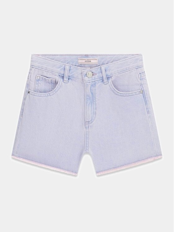Guess Kids Guess Kids Kalhoty z materiálu 181364 Růžová Regular Fit