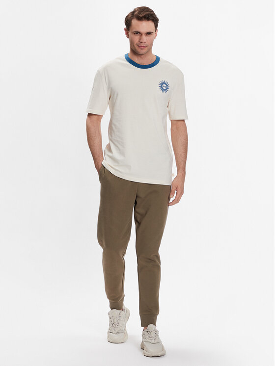 Outhorn Outhorn Marškinėliai TTSHM459 Écru Regular Fit