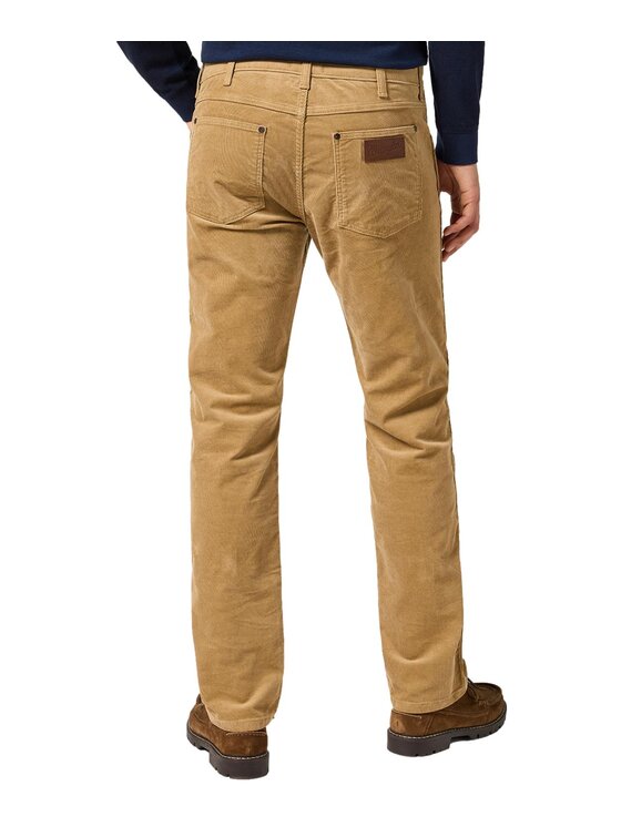 Wrangler Wrangler Spodnie materiałowe 112357407 Brązowy Regular Fit