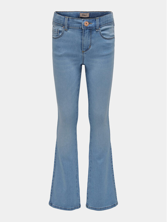 Kids ONLY Kids ONLY Jeans hlače Royal 15281015 Modra Flared Fit