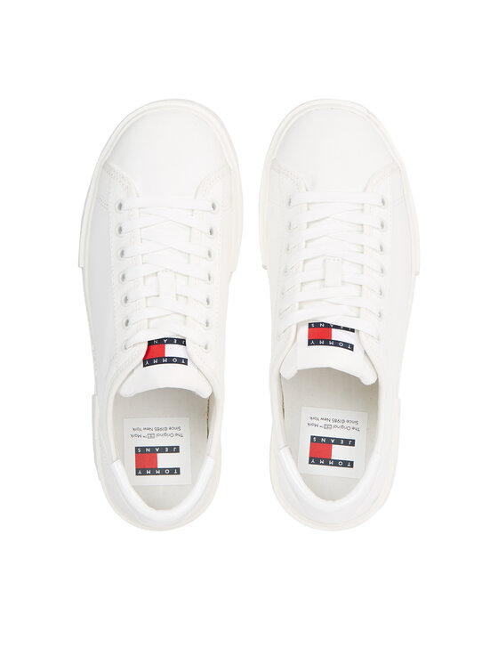 Tommy Jeans Tommy Jeans Снікерcи Tjw Foxing Flatform Sneaker EN0EN02480 Білий