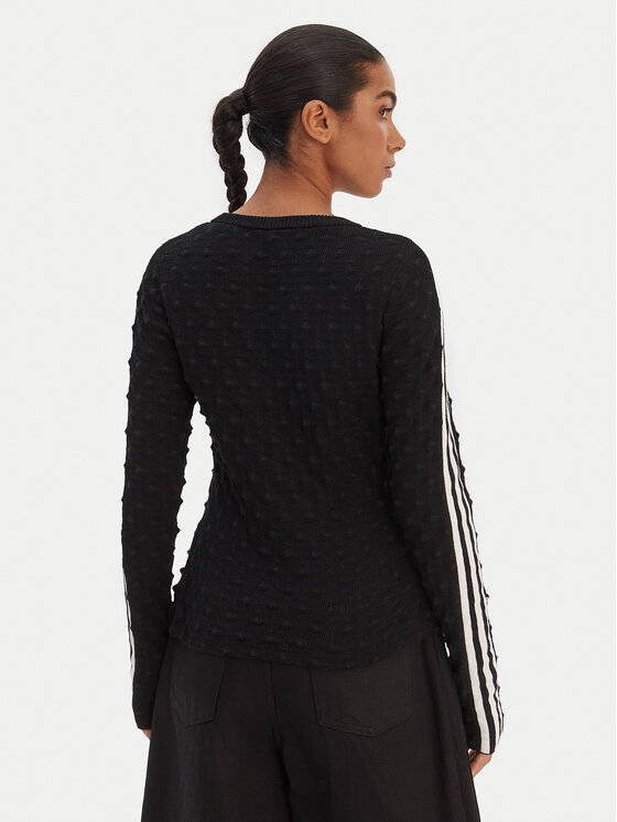 adidas adidas Megztinis Solid Spike KS6460 Juoda Slim Fit