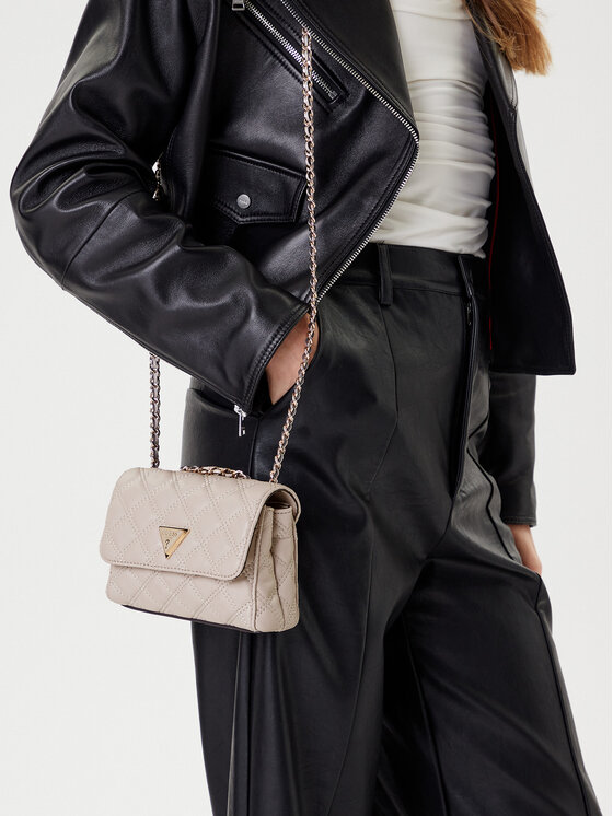 Guess Guess Rankinė Giully II Mini HWQG96 73740 Smėlio