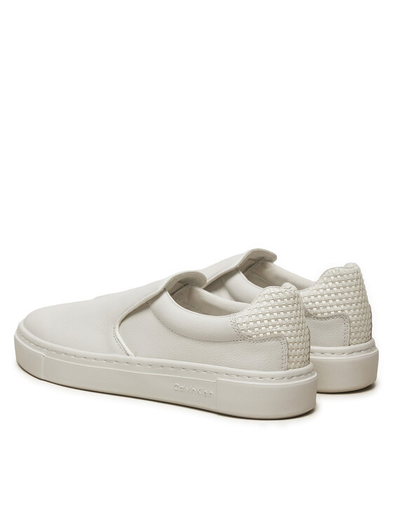 Calvin Klein Calvin Klein Laisvalaikio batai Cupsole Slip On HW0HW02297 Balta