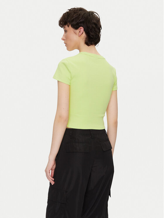HUGO HUGO Majica Baby 50510749 Zelena Slim Fit