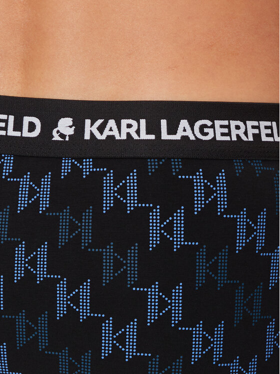 KARL LAGERFELD KARL LAGERFELD Набір з 3 пар боксерів 245M2113 Чорний