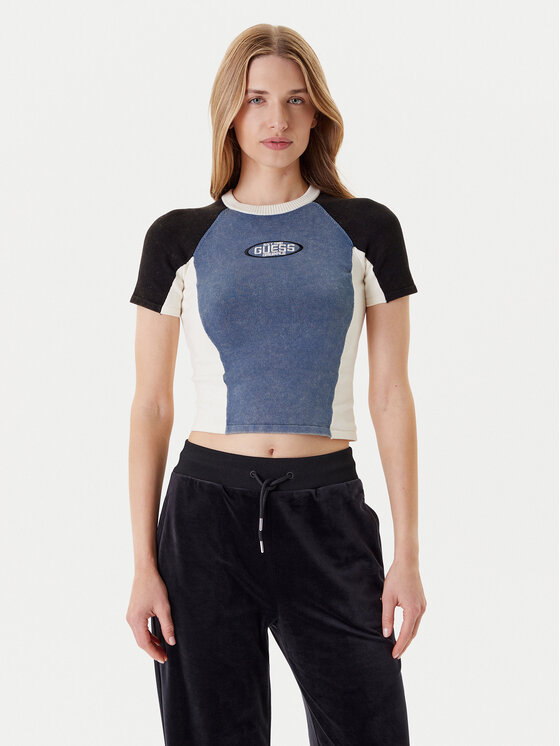 Guess Guess Póló W5YR44 Z2YJ2 Sötétkék Regular Fit
