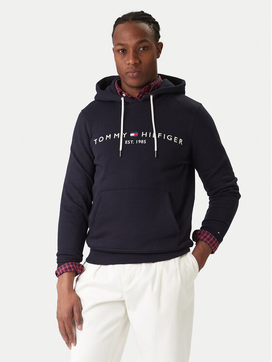 Tommy Hilfiger Tommy Hilfiger Sweatshirt Core Logo MW0MW10752 Dunkelblau Regular Fit
