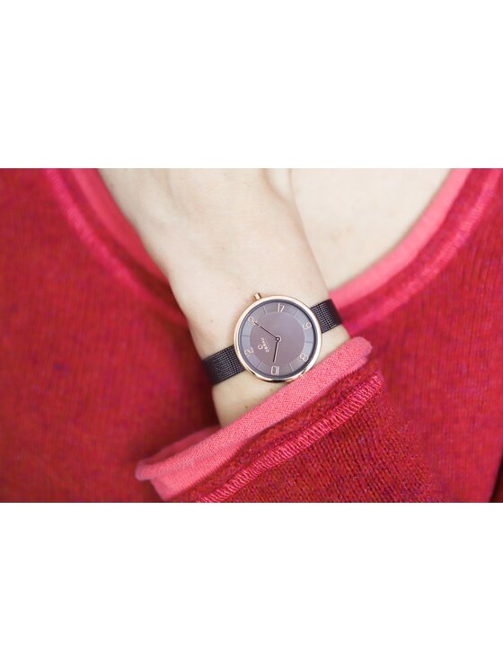 Obaku Obaku Zegarek V195LXVNMN Brązowy