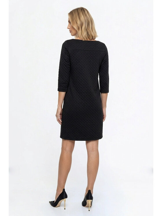 FIGL FIGL Φόρεμα καθημερινό M1363 Μαύρο Loose Fit