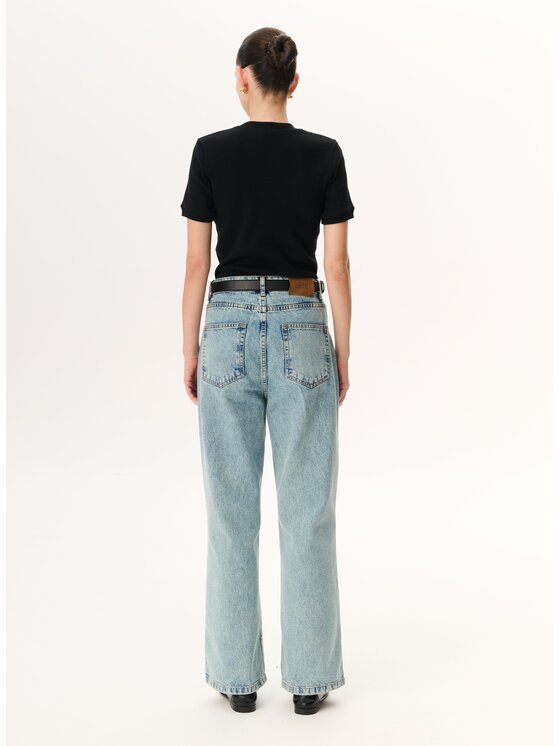 LEBRAND LEBRAND Jeansy Brie Niebieski Boyfriend Fit
