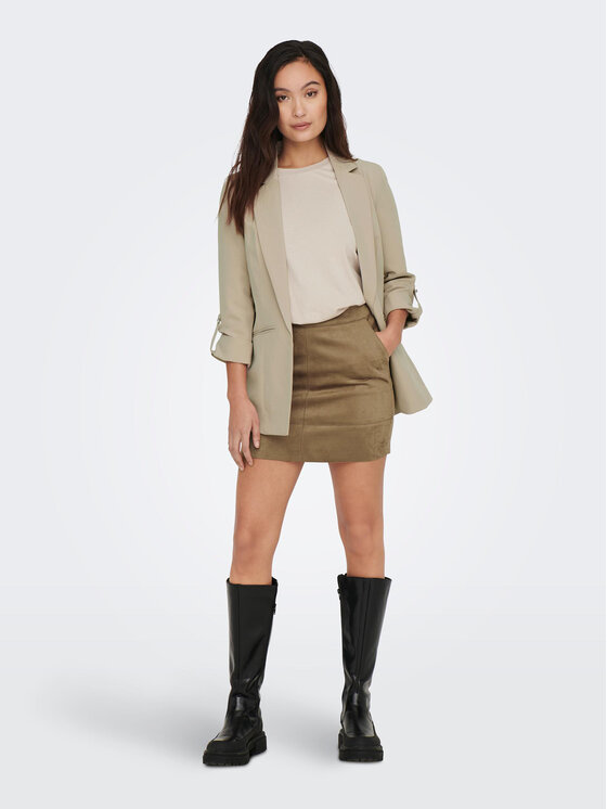 ONLY ONLY Marynarka Kayle-Orleen 15218743 Beżowy Regular Fit